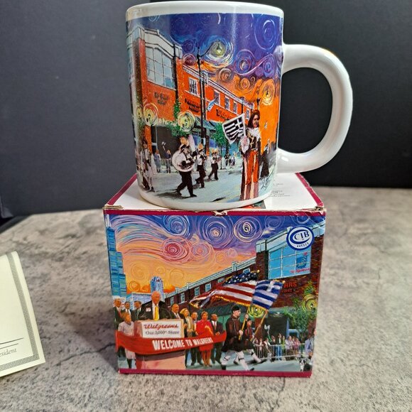 Walgreens Commemorative Coffee Mug Celebrating 3000th Store in box with COA - Picture 7 of 9